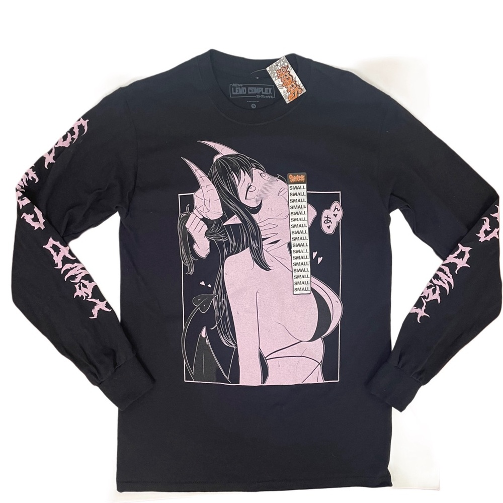 Lewd Complex SUBubus Hentai Longsleeve shirt size S NEW - Picture 3 of 6